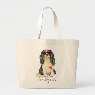 Summer Cavalier Large Tote Bag