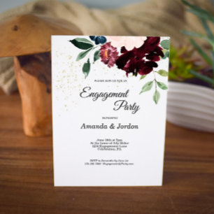 Summer Celebration Engagement Party Invitation