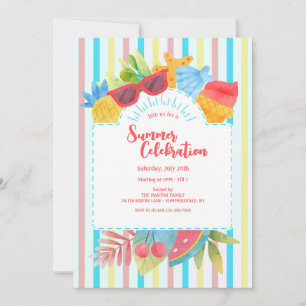Summer Celebration Invitation