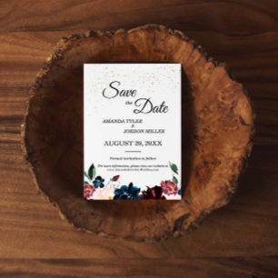 Summer Celebration Wedding Save The Date