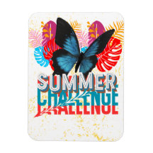 Summer challenge flexible sticker