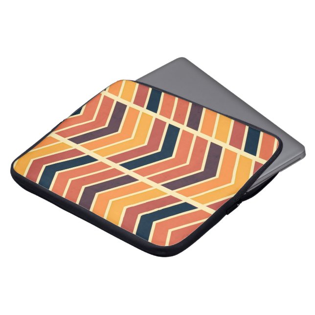 Summer Chevron Laptop Sleeve (Front Top)