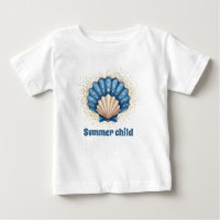 Summer Child – Kids' T-Shirt with Seashell Design