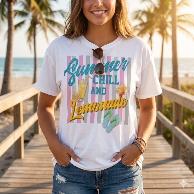 Summer chill and lemonade T-Shirt (Creator Uploaded)