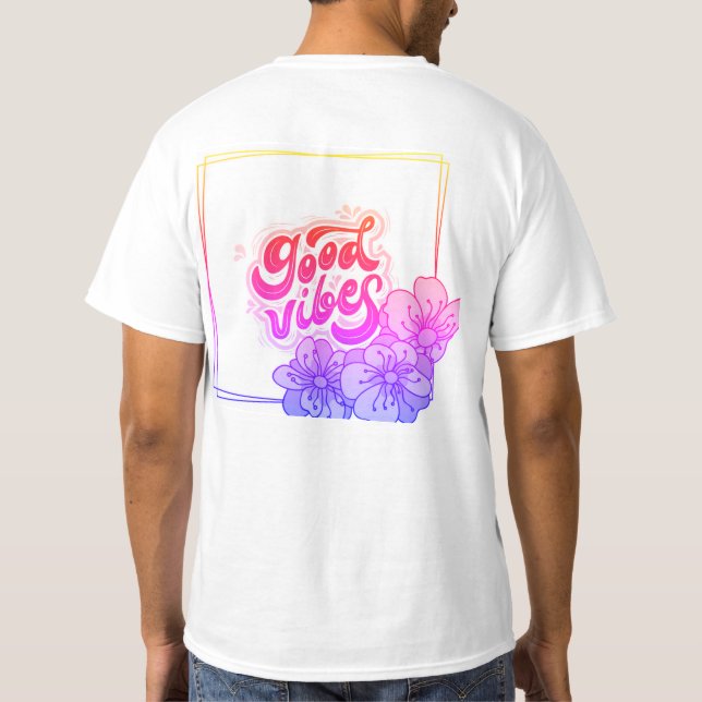 (*Summer Chill Vibe T-Shirt – Lightweight) (Back)