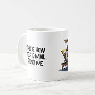 Summer chill vibes Sloth Coffee Mug