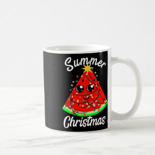 Summer Christmas In July Watermelon Fruit Tree Tro Coffee Mug