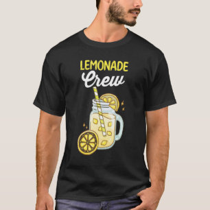 Summer Citrus Juice Lemonade Crew T-Shirt