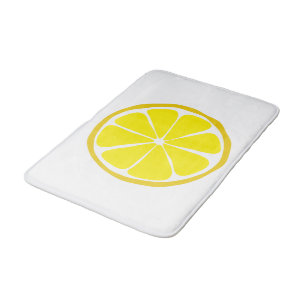 Summer Citrus Lemon Bathmat