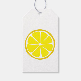 Summer Citrus Lemon Gift Tags