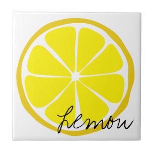 Summer Citrus Lemon Tile