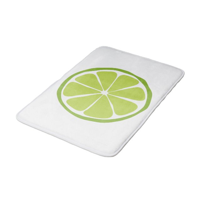Summer Citrus Lime Bathmat (Angled)