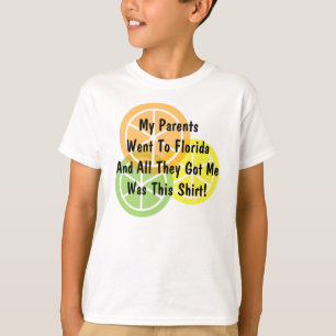 Summer Citrus - Parents Went To Florida - T-Shirt