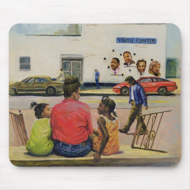 Summer City Stoop 2000 Mouse Pad (Front)