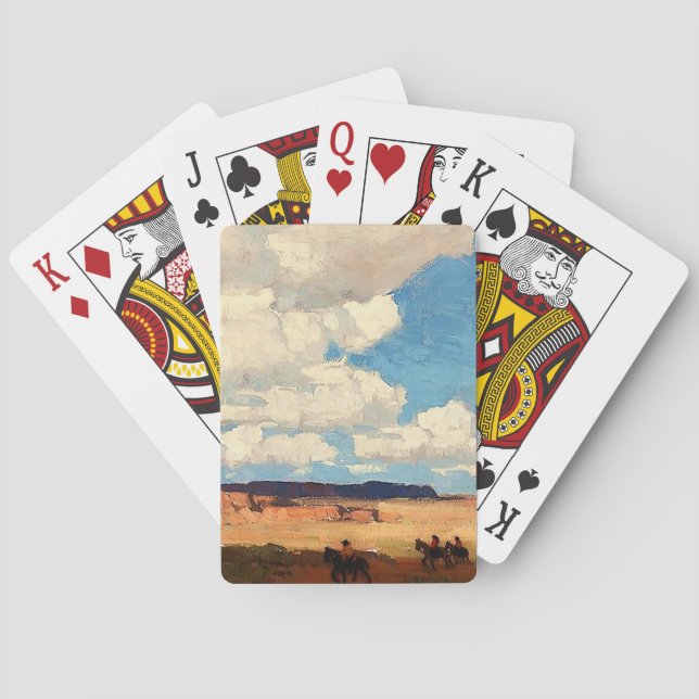 “Summer Cloud” Western Art by Edgar Payne Playing Cards (Back)