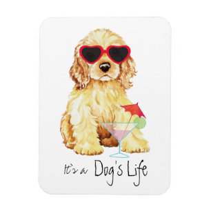 Summer Cocker Spaniel Magnet
