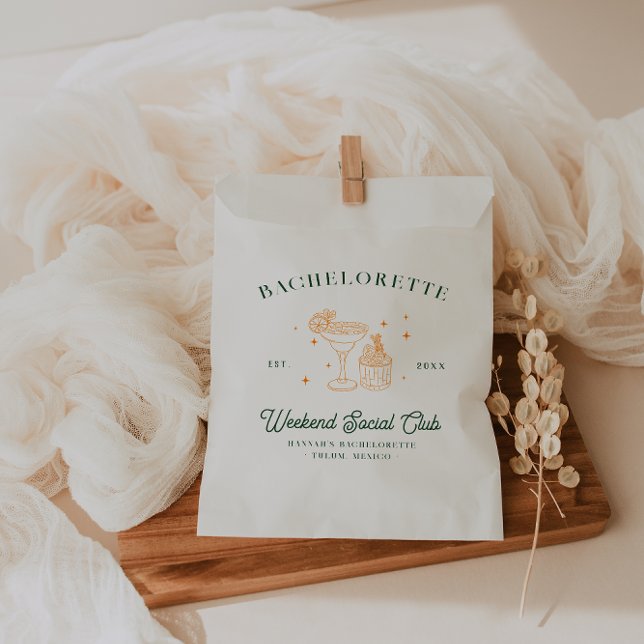 Summer Cocktail Club | Bachelorette Favour Bag (Creator Uploaded)
