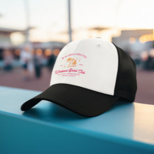 Summer Cocktail Club   Bachelorette Trucker Hat