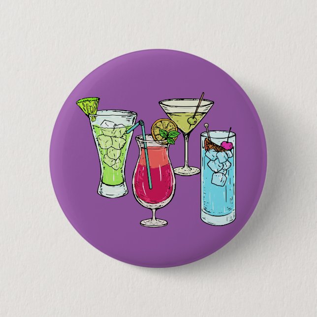 Summer Cocktails button (Front)
