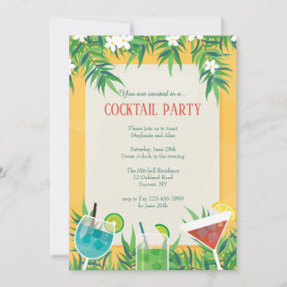 Summer Cocktails Invitation