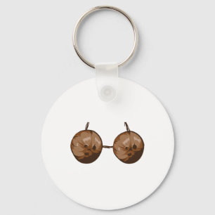 Summer Coconut Bra Halloween Costume Fun Outfit Gi Key Ring