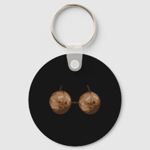 Summer Coconut Bra Halloween Costume Fun Outfit Gi Key Ring
