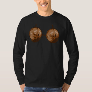 Summer Coconut Bra Halloween Costume Outfit T-Shirt