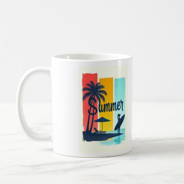 Summer  coffee mug (Left)