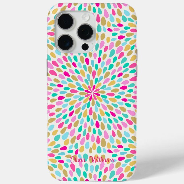 Summer Colourful Flower Burst Case-Mate iPhone Case (Back)