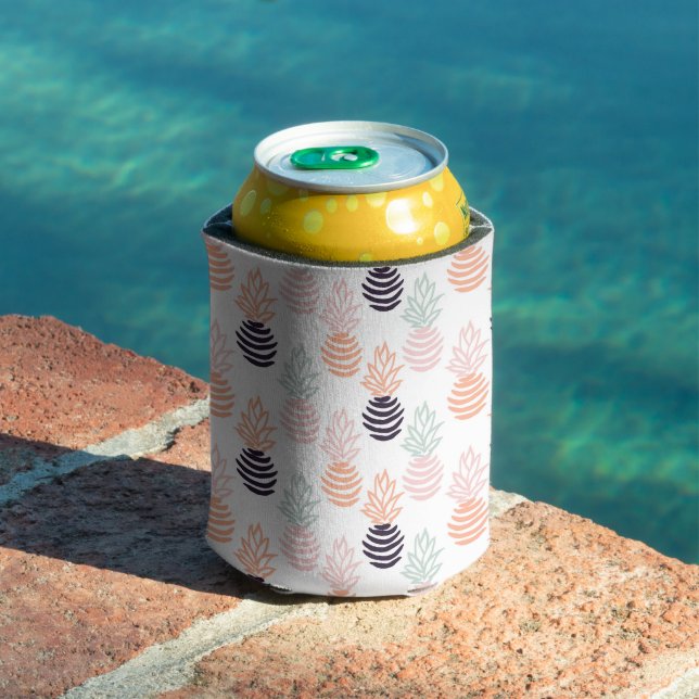 Summer colourful pineapple fruit pattern can cooler (In Situ Pool)