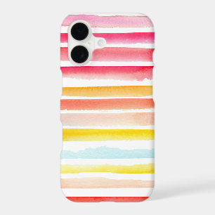 Summer colourful striped pastel modern