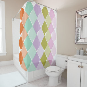 Summer colours pattern Shower Curtain