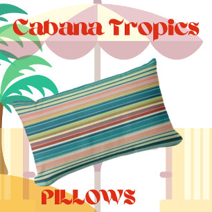 Summer Colours Stripes    Lumbar Cushion