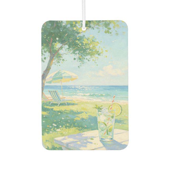 Summer Cooling Car Air Freshener (Front)