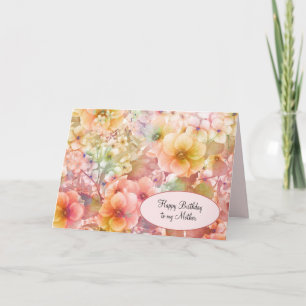 Summer Cosmos Birthday for Mum Card