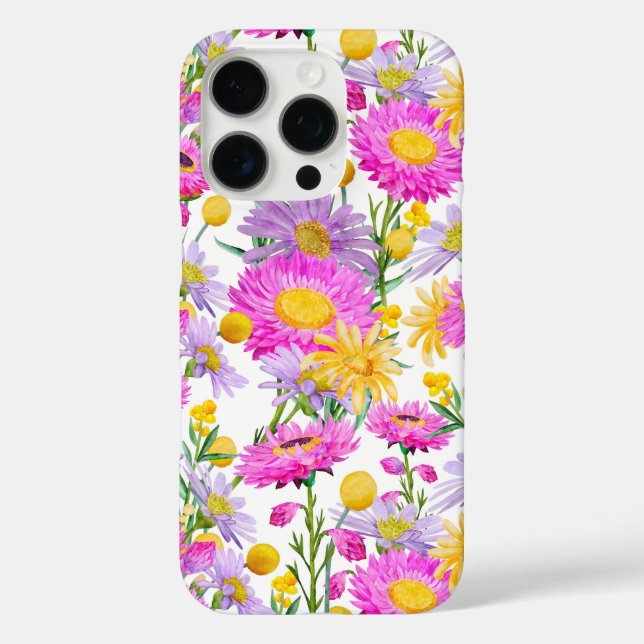  Summer Cottage Garden White Case-Mate iPhone Case (Back)