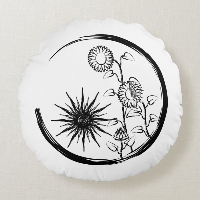 Summer Crest Round Cushion (Front)