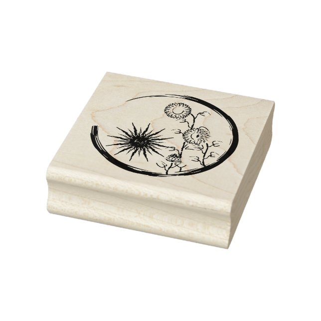 Summer Crest Rubber Stamp (Stamp)