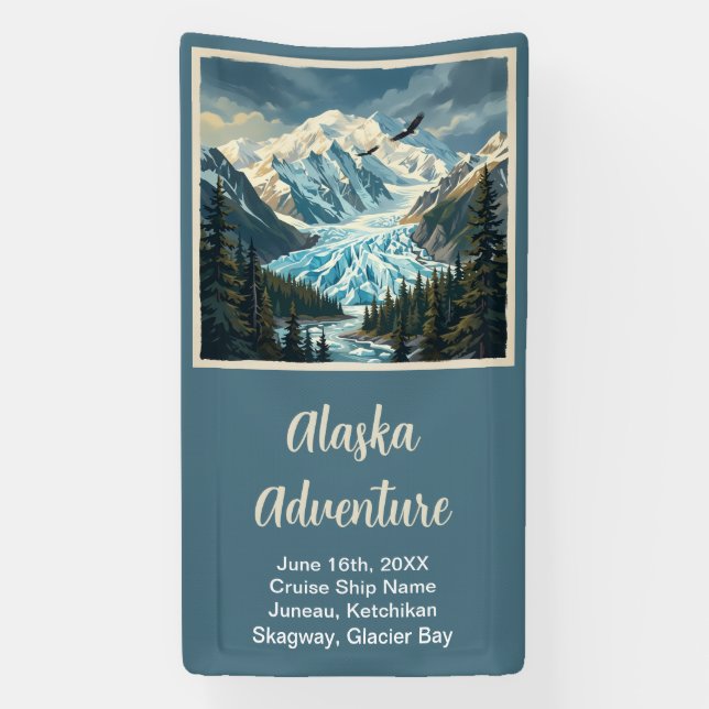 Summer Cruise Alaska Banner (Vertical)