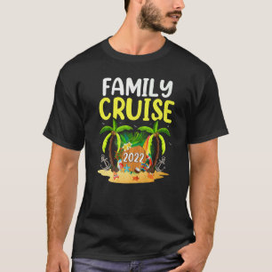 Summer Cruise Ship Trip Palm Tree Family Cruise 20 T-Shirt