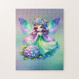 Summer Cute Fairy Princess Girls  Jigsaw Puzzle