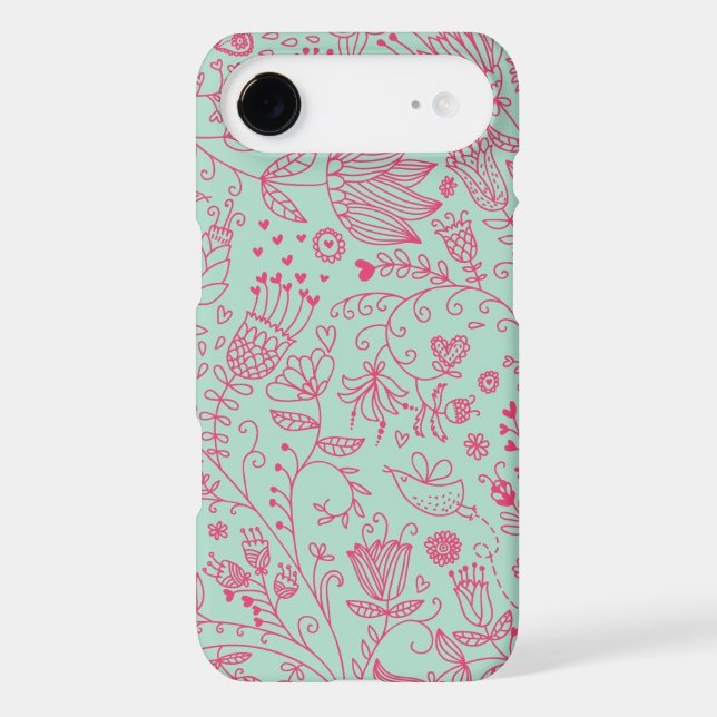 Summer cute floral pattern Case-Mate samsung galaxy case (Back)