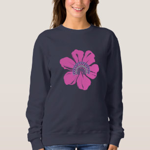 Summer Cute Pink Flower Sweatshirt