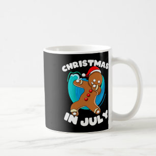 Summer Dabbing Gingerbread Man Xmas Boy Christmas Coffee Mug