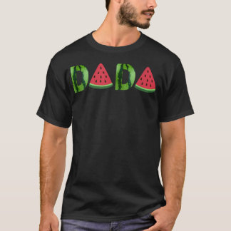 Summer Dad Dada Watermelon One In A Melon Party T-Shirt