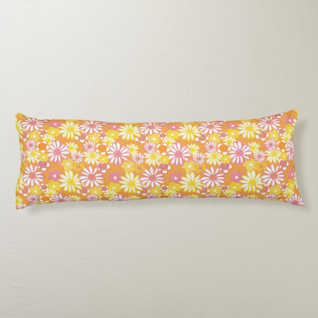 Summer Daisies Body Pillow (Back)