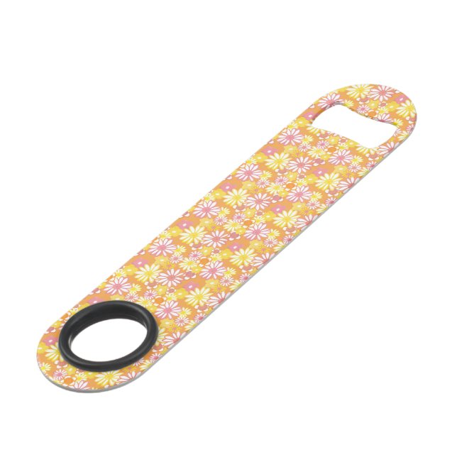 Summer Daisies Bottle Opener (Back Angled)