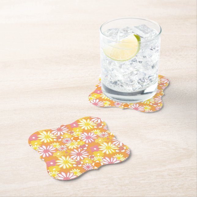 Summer Daisies Coasters (Insitu)