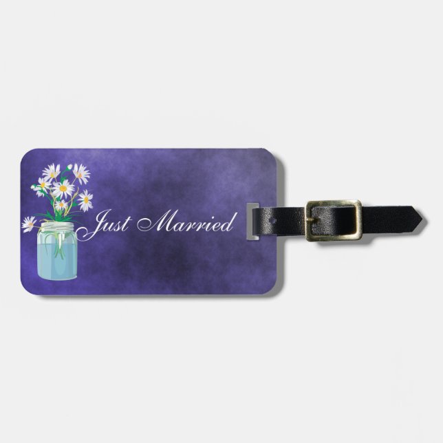 Summer Daisies Luggage Tag (Front Horizontal)