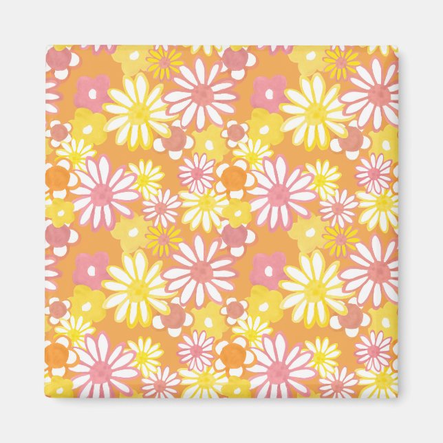 Summer Daisies Magnet (Front)